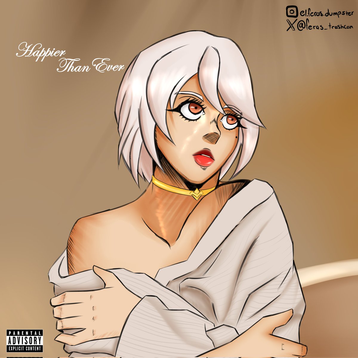 feras_trashcan's tweet photo. Hice la portada de Happier Than Ever de Billie con Afrodita del Fortnite porque la metieron al juego 🫨

#fortnite #FortniteFestival #fanart #aphrodite #fortnitefanart #art #ArtistOnTwitter https://t.co/HUvOyx1f2R
