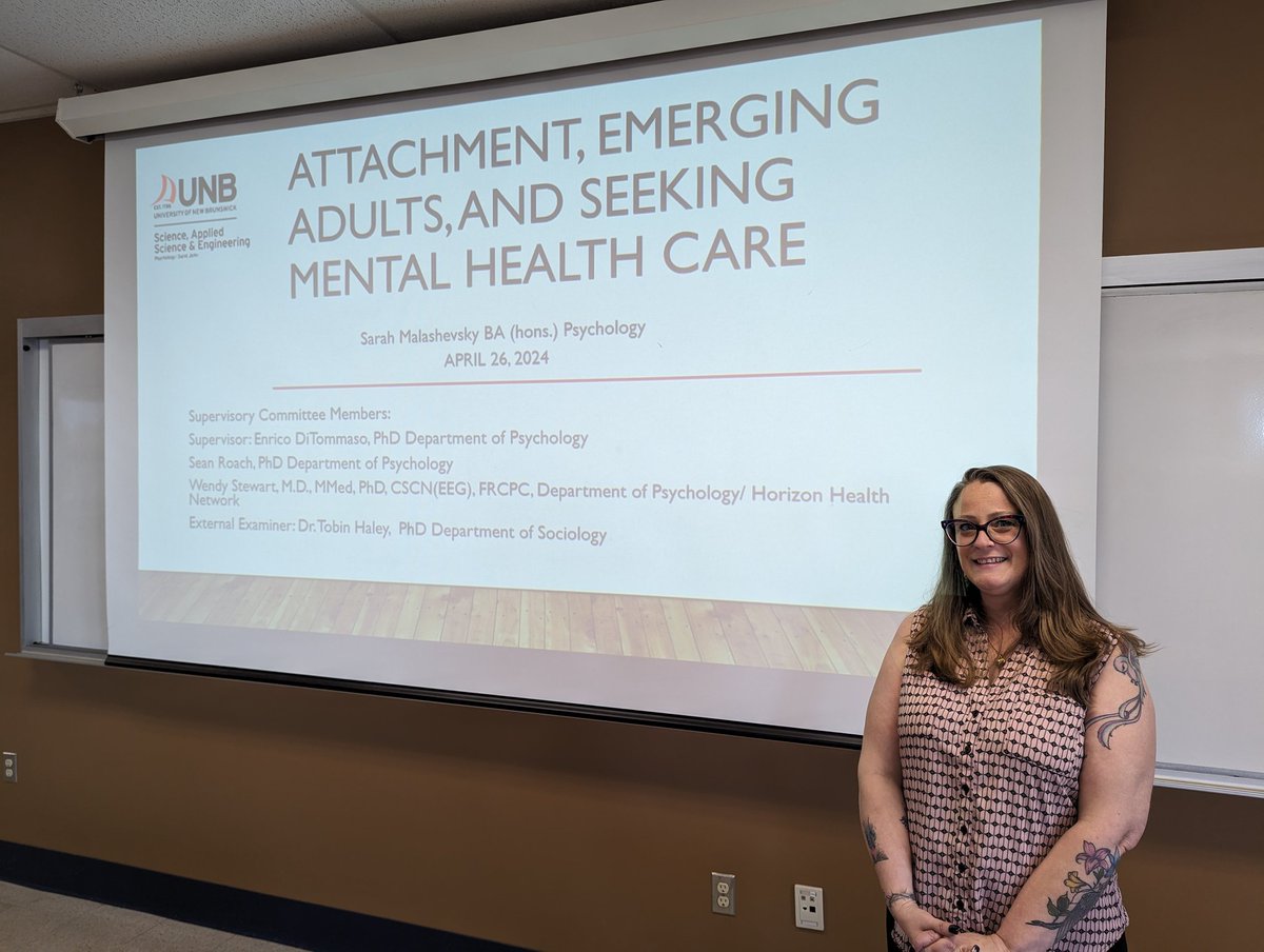 UNBSJ Psych (@unbsjpsych) on Twitter photo Congratulations to Sarah Malashevsky for successfully defending her M.A. thesis yesterday!! π <a href="/UNBResearch/">UNB Research</a> <a href="/UNBSaintJohn/">UNB Saint John</a> Congratulations to Sarah Malashevsky for successfully defending her M.A. thesis yesterday!! π <a href="/UNBResearch/">UNB Research</a> <a href="/UNBSaintJohn/">UNB Saint John</a>