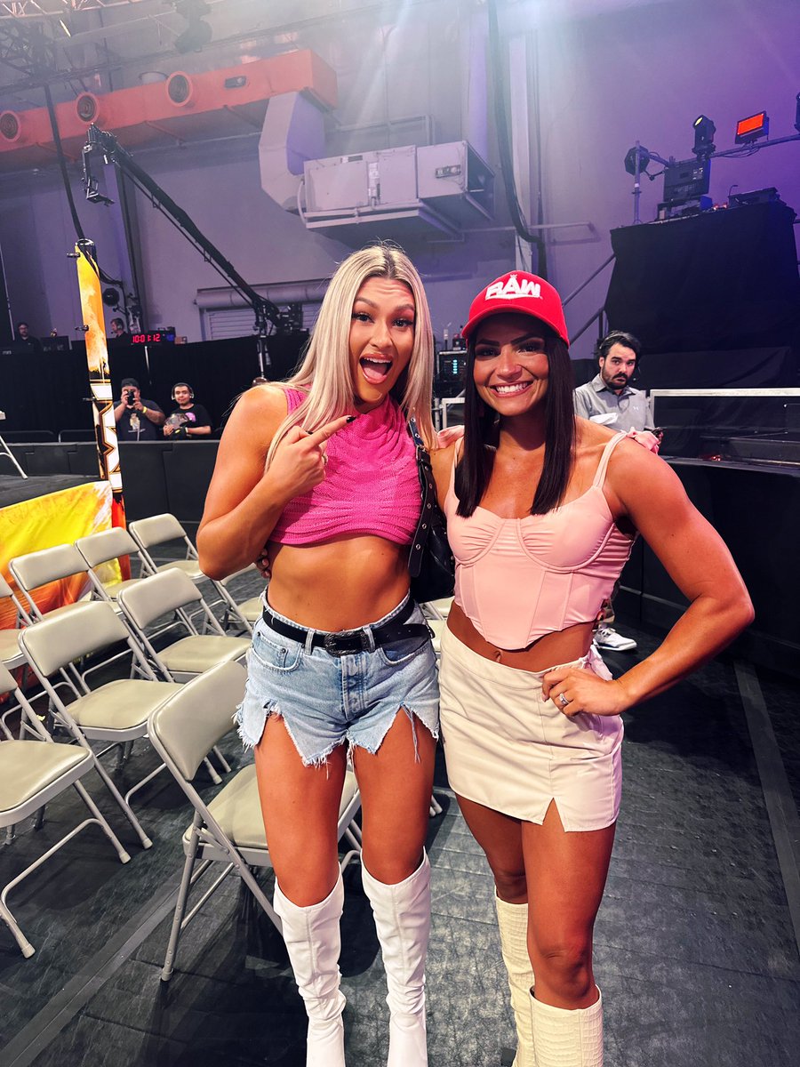 I’m beyond proud of you and am so grateful to have gotten to be your side these past months. Don’t worry, I’ll make sure our list gets finished down here. Hate to see you go, but love to watch you leave ;) GO HANDLE BIZZNESS ON RAW❤️ @kianajames_wwe