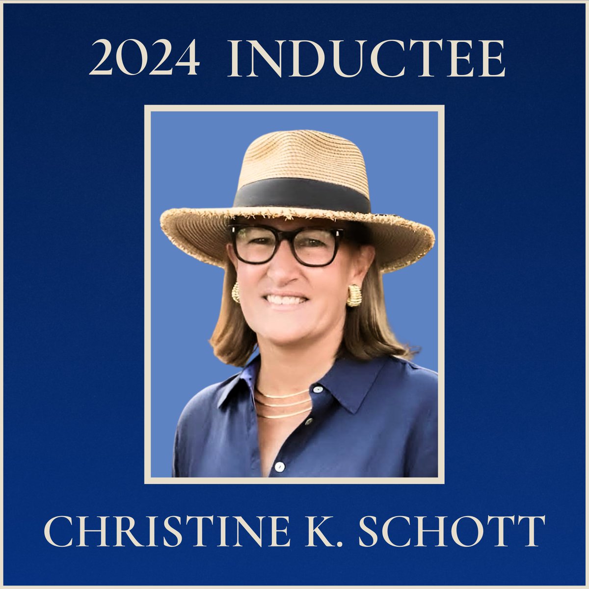Announcing 2024 Eastern Tennis Hall of Fame Inductee, CHRISTINE K. SCHOTT.  Please go to juniortennisfoundation.org to purchase tickets and learn more.  #juniortennisfoundation #jtf #ustaeastern #easterntennishof #2024inductee #christineschott #christinekschott #tennis