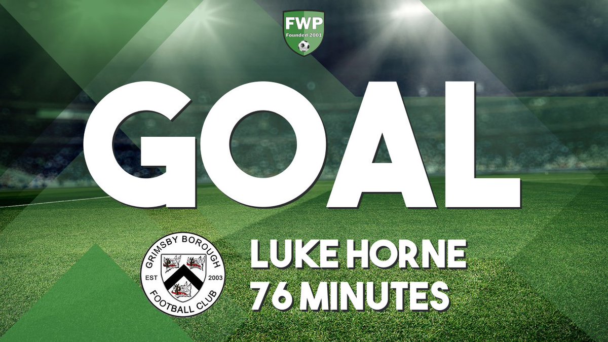 GOAL: GRIMSBY BOROUGH 2-0 Liversedge - Luke Horne (76') @PitchingIn_ fwp.co/D4CknJ