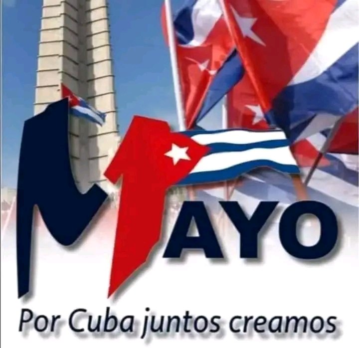 🇨🇺/ Contamos con el aguerrido pueblo de #Cuba para hacer del #1roDeMayo una verdadera fiesta de unidad y compromiso revolucionario. Hoy la #Patria lo necesita.
#PorCubaJuntosCreamos