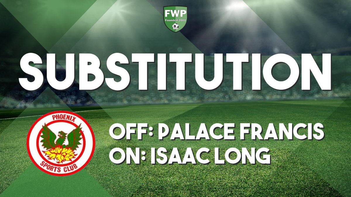 SUB: Isaac Long replaced Palace Francis (79') #IsthmianLeague fwp.co/XRcWbN