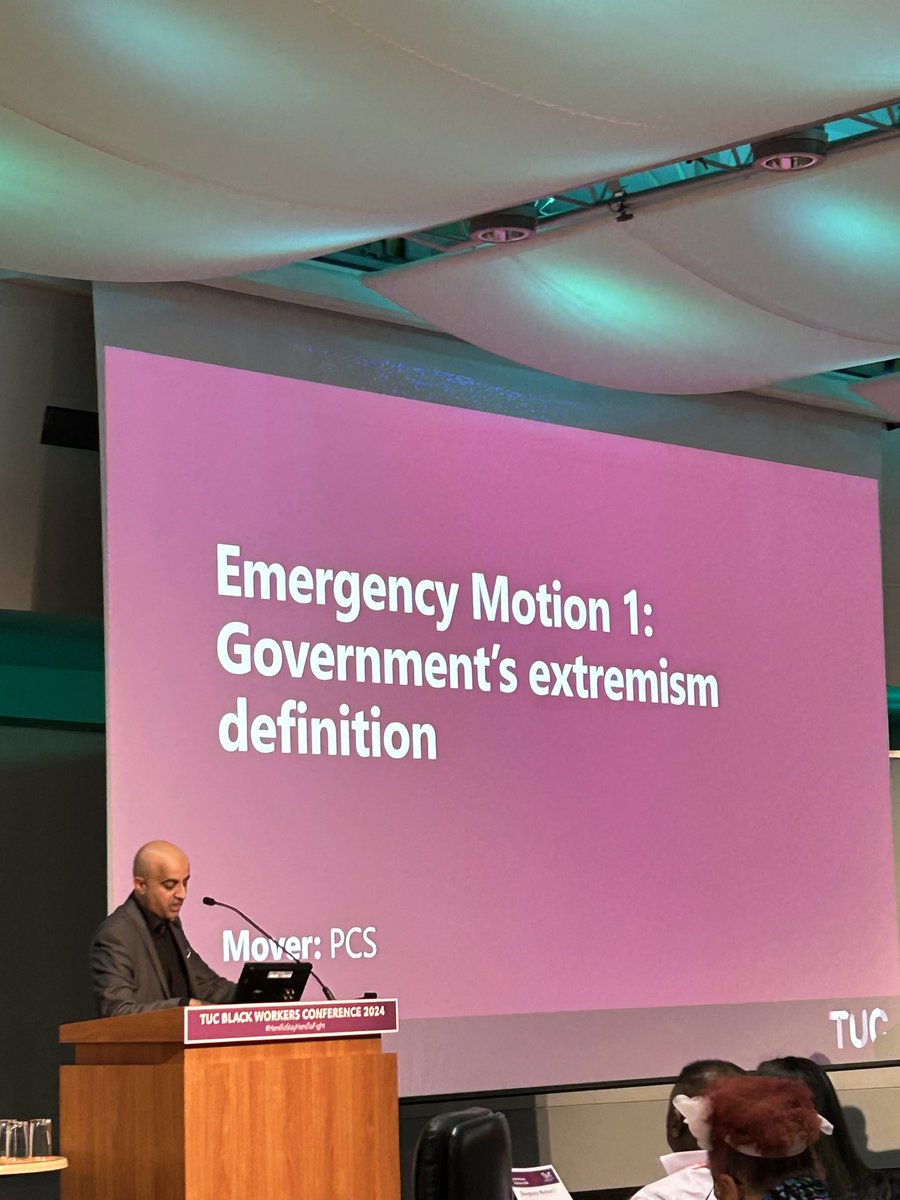 Thank you brother @mshafiquk for moving this important motion, and fully supported by TUC Black Workers Conference. 

#heretostayheretofight #tucbwc24