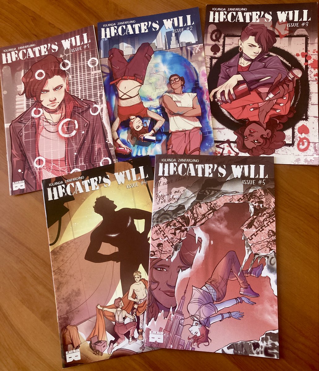 The whole HECATE'S WILL miniseries is finally in my hands! 🥹❤️ I feel silly to cry reading the ending of something I wrote myself, but anyway-- Please stay tuned for the Trade paperback release date!! #comics #writerscommunity