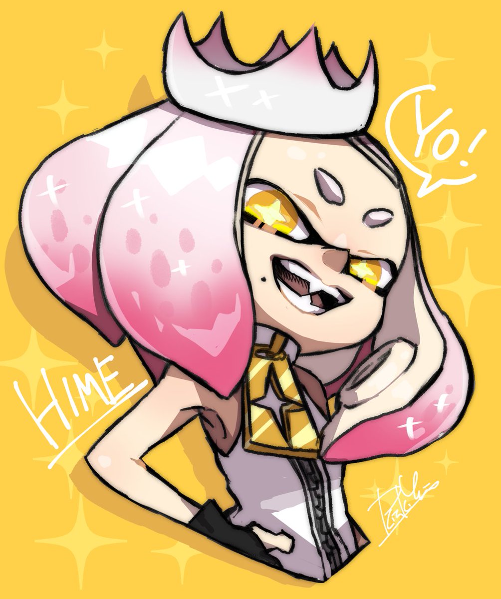 ヒメちゃん(再掲)
#Splatoon2 #Splatoonart