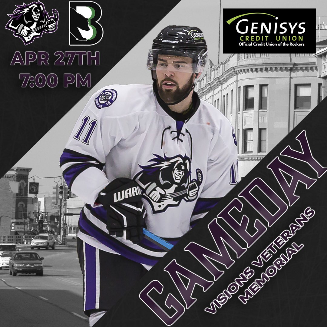 GAMEDAY!!! It’s game 2 and we are in Binghamton,NY. Be sure to tune into FM 101.5 or AM 1400 to hear Ben Szilagy cover the game for you. #rockon🤘@Genisyscu