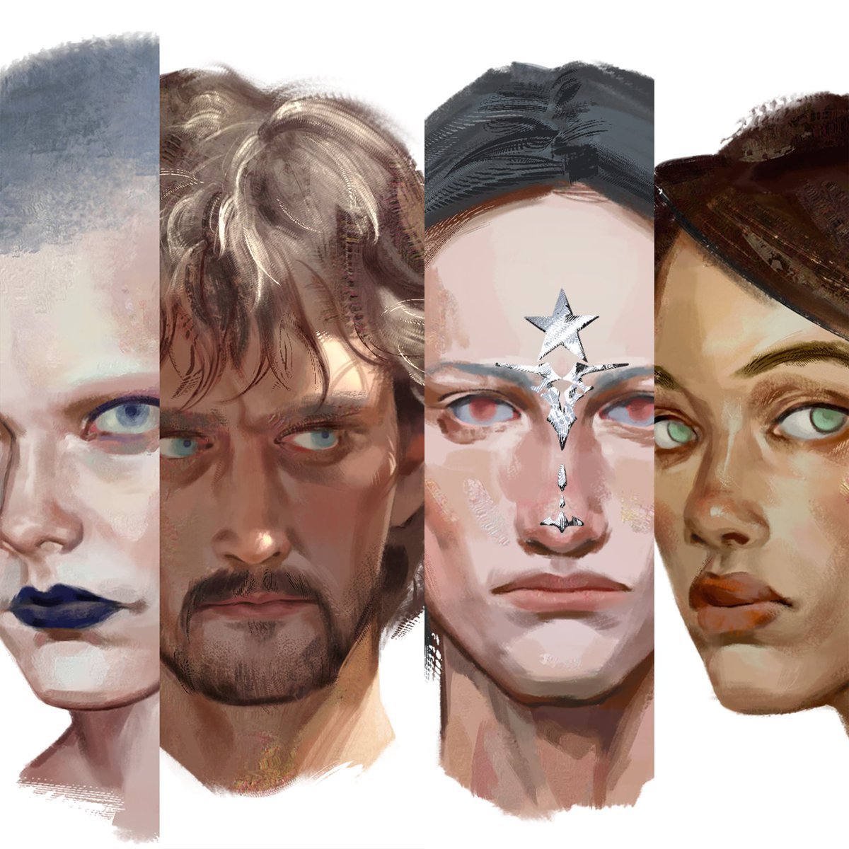 Portrait Studies via <a href="/artstationhq/">ArtStation.com</a> artstation.com/artwork/kQqNDK