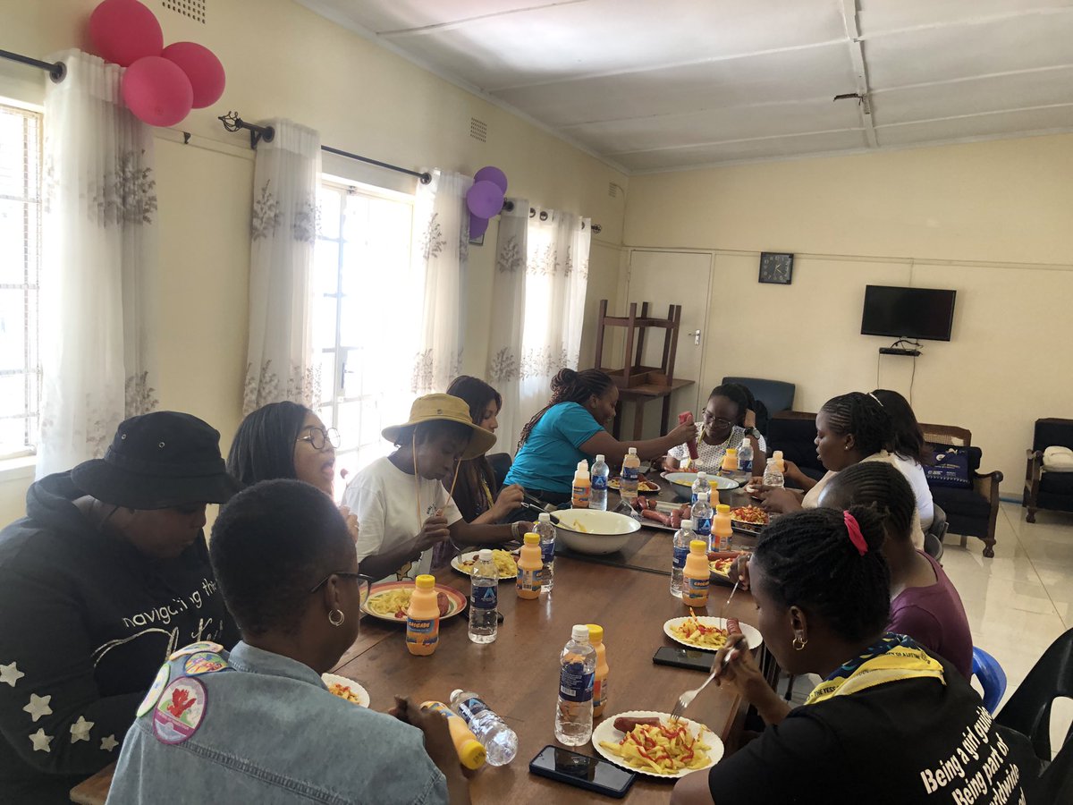 Today, we had a fun cookout with our young leaders with a vision of spending a quality time with them and we had a group connection therapy session where we discussed on overcoming our problems.#yessgirlsmovement @YessMovement @Norecno @wagggsworld @africa_region @WAGGGSAsiaPac