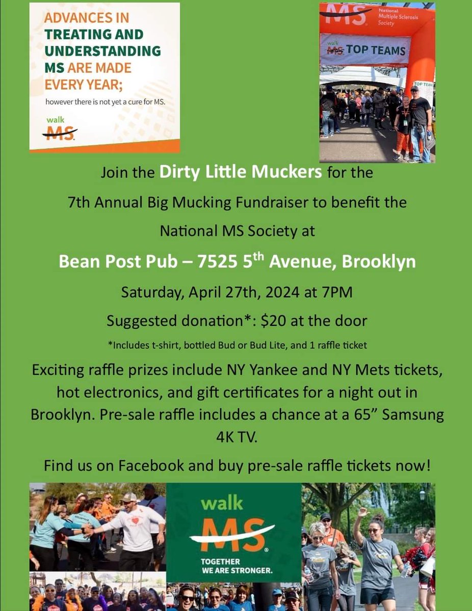 beanpostpub's tweet photo. Join us tonight at 7 pm for the 7th Annual Mucking Fundraiser! Come down to the Bean Post Pub and take a chance at winning one of our fantastic prizes! 
Hope to see you there! https://t.co/YSgSIRNg7V