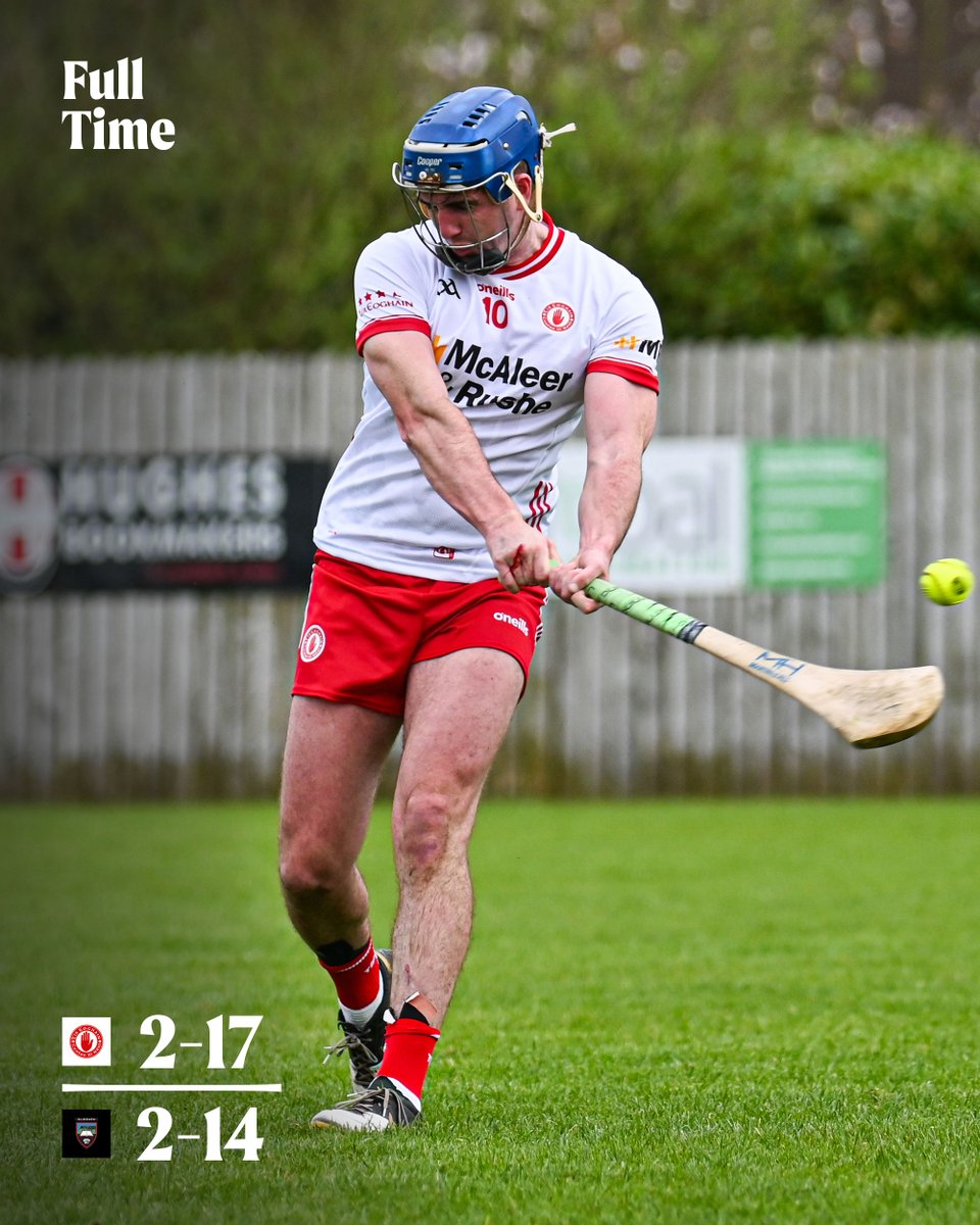 Christy Ring Cup R3 - Full Time Tír Eoghain 2-17 (23) Sligeach 2-14 (20) A hard fought win in Sligo - and two important league points secured ⚪️🔴 #ExperienceTheUnforgettable