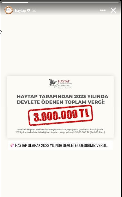 Haytap (Hayvan Hakları Federasyonu)bir ticarethane mi, Sivil Toplum Kuruluşu mu? 

İkincisi ise sivil toplum kuruluşları (Yardım Dernekleri) 3 milyon TL. Vergi verecek kadar gelir/kâr portföyü oluşturabiliyor mu?

Yurtdışında STK'lar kâr amacı gütmeyen kuruluşlardır ve maaşsız…