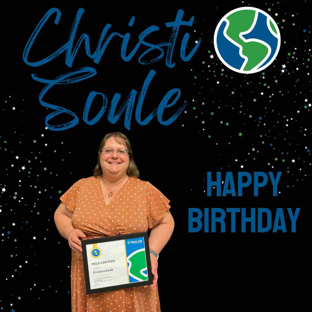 Wishing the happiest of Birthdays to our Agent Christi Soule today! We hope you have an amazing day 💙🌎💚

#happybirthday #DiFilippoAgencies #team #celebrate #birthday #globelifelifestlye