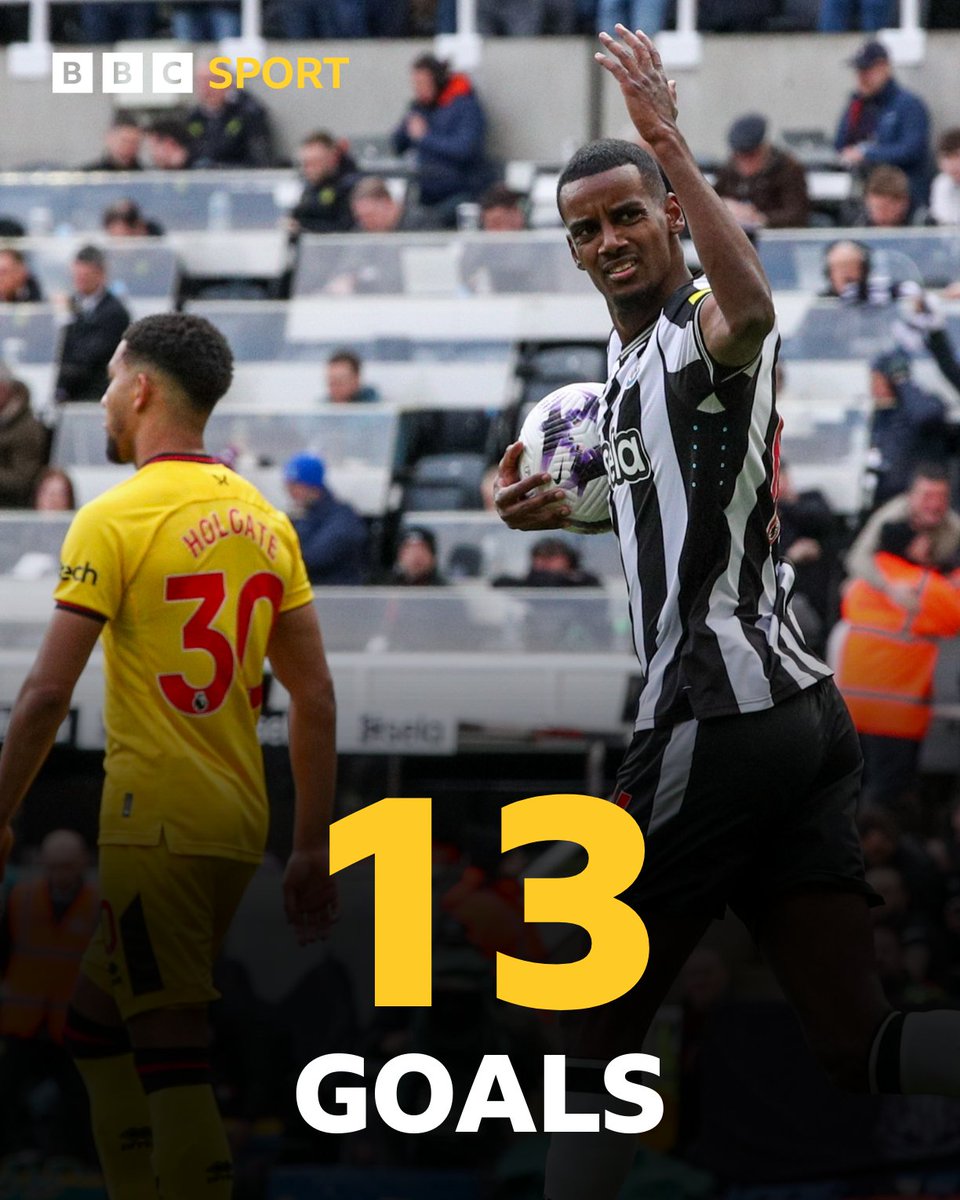 Newcastle's 1⃣3⃣ goals against Sheffield United this season is the most one team has scored against another in a single Premier League campaign. #NEWSHU #BBCFootball