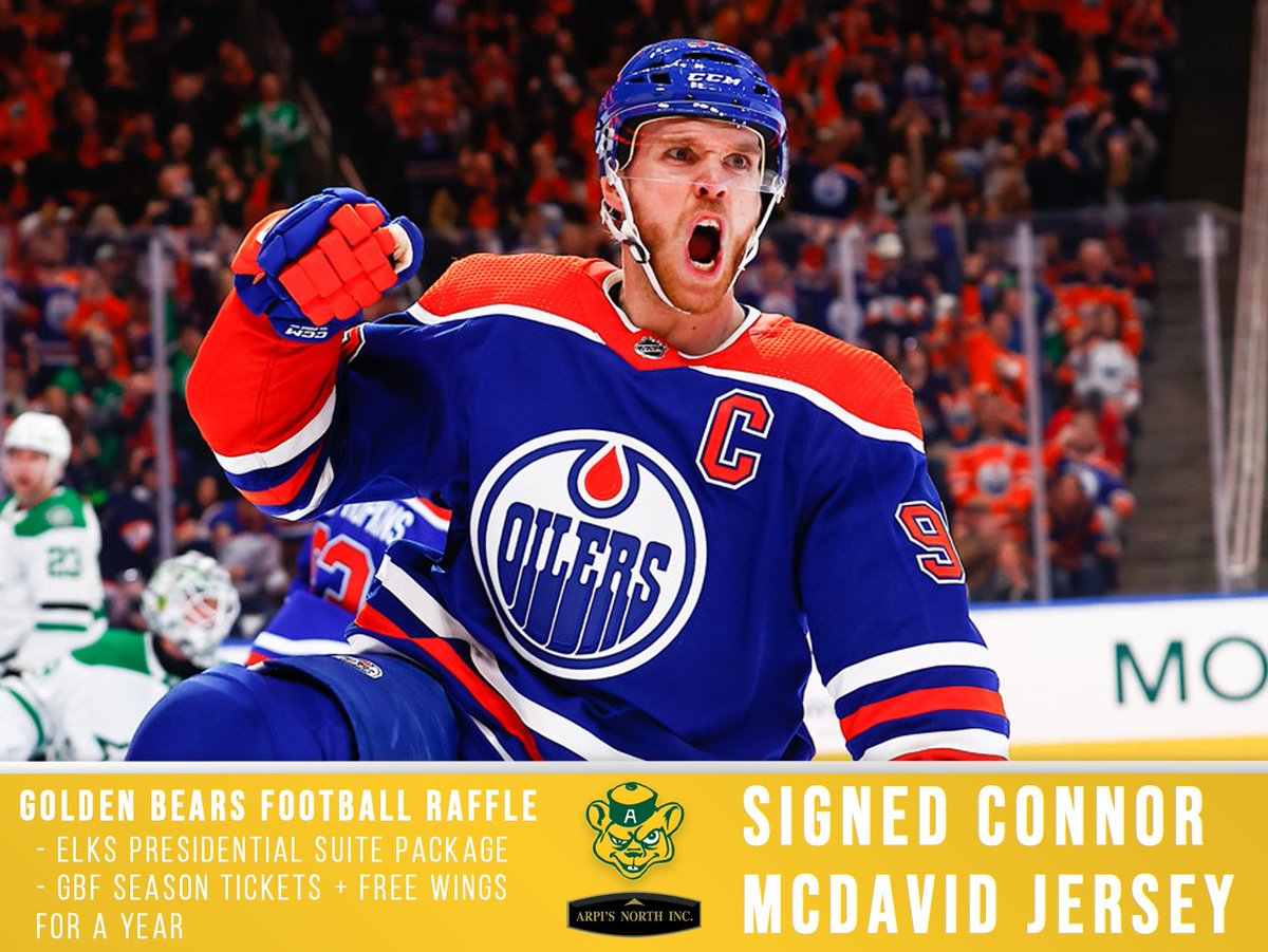 24 hours left to get your chance at a SIGNED Connor McDavid Jersey! Click the link below to get your tickets to win the jersey and 2 other awesome packages! rafflebox.ca/raffle/gbfaa-g… The 50/50 is also over $2,500! Draw will take place tomorrow at 12 PM! rafflebox.ca/raffle/gbfaa-g…