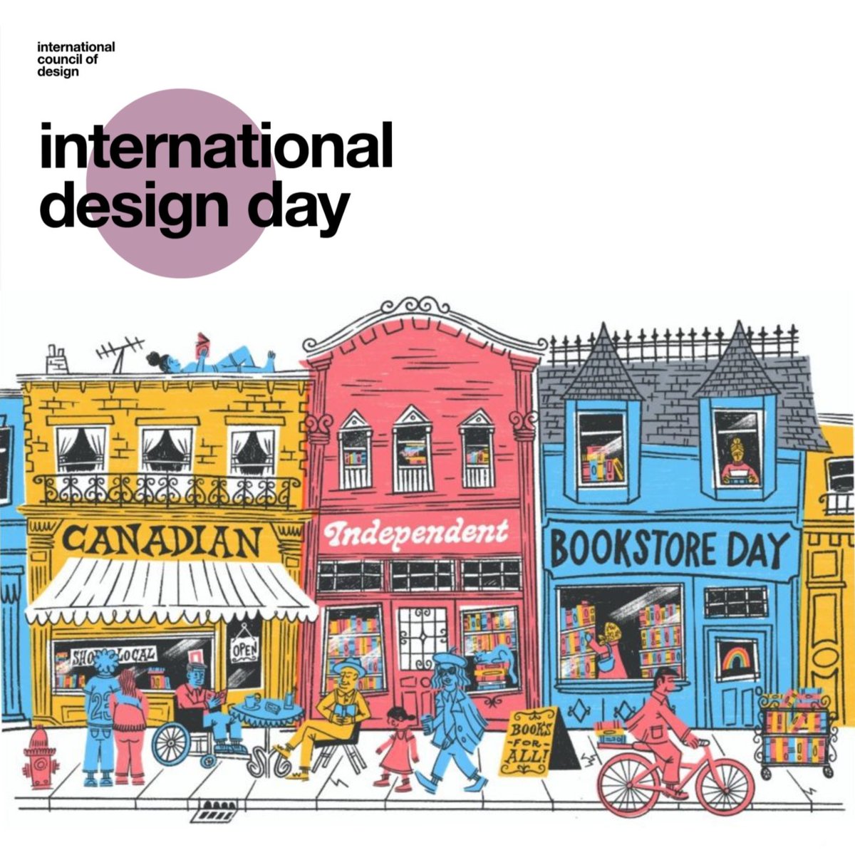 Today is International Design Day (formerly known as World Graphics Day, commemorating the founding of the International Council of Design in 1963) and Canadian Independent Bookstore Day, so please go buy beautifully designed books at your local bookshop.