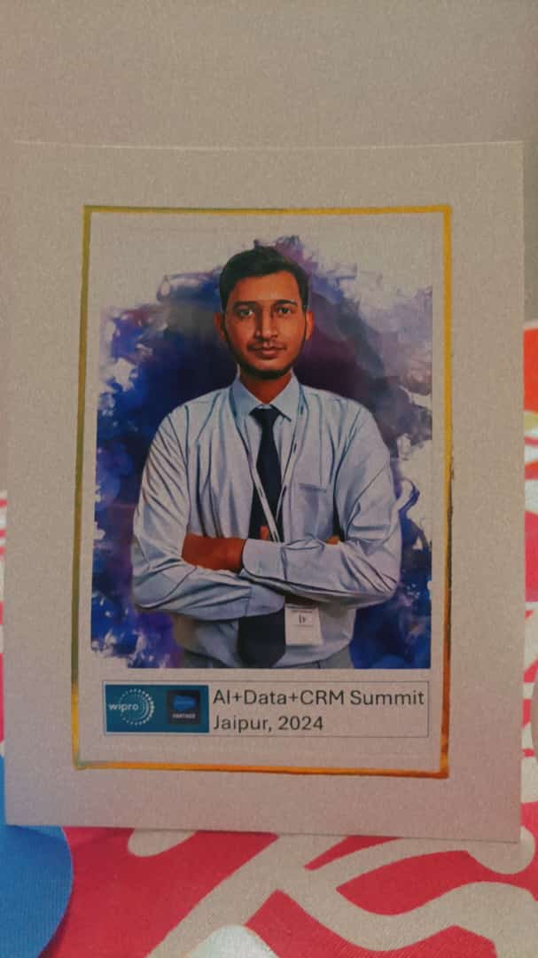 hitechvikas05's tweet photo. Exhilarating day at #WiproAIDataCRMSummit! Presented innovative solutions with a teammate. Kudos to fellow teams for their amazing ideas.  Inspired by @Wipro's collaborative spirit! 
#AI #Data #CRM https://t.co/1A1pHbtSnx