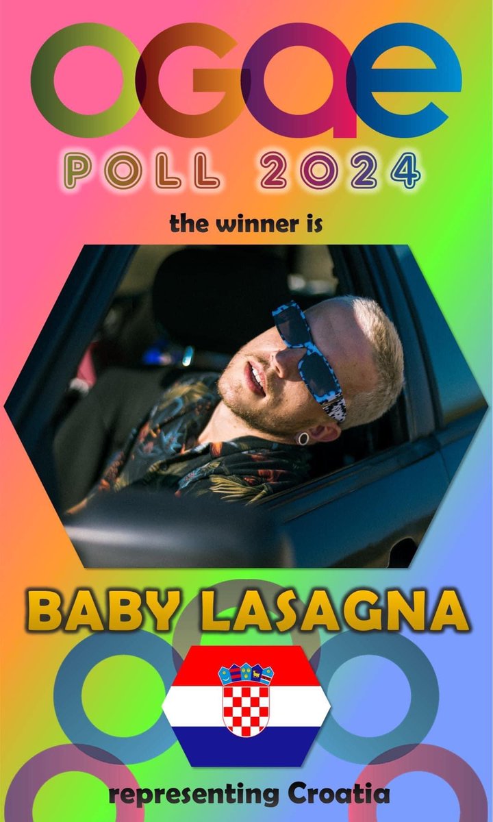 Baby Lasagna (Croatia 🇭🇷) is the winner of the 2024 OGAE poll!