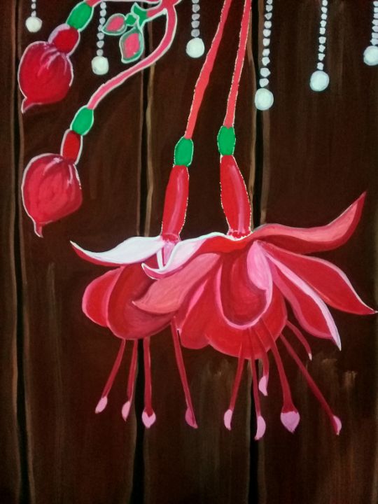 Art of the Day: 'FUCHSIA @ JINGLEBELL FLOWER'. Buy at: ArtPal.com/rnanthini?i=18…
