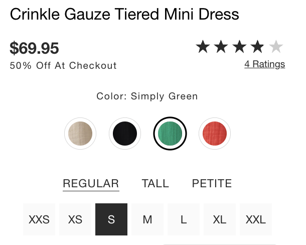 JamesTyler___'s tweet photo. Gap $gap is 50% off site-wide today. 

Colors and Sizes of a product are the same price. 

I cannot emphasize enough how bad this is. 

The inventory mess they will be left with (and are likely already in) will be a disaster. 

The contribution left on the table as a result of not dynamically pricing could be measured in eight figures. 

Insane to me this is still happening at this size of business.