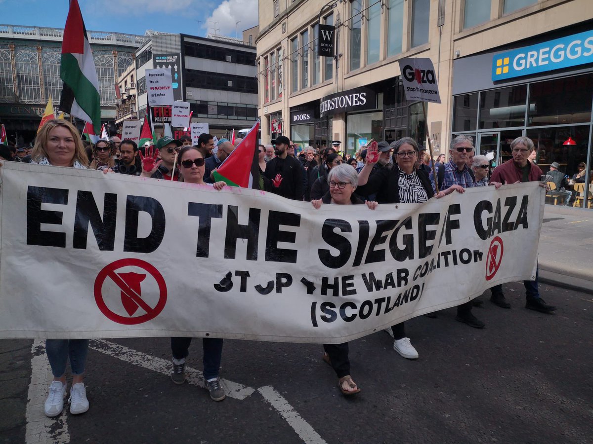 #GlasgowStandsWithGaza #StopArmingIsrael #CeasefireNow