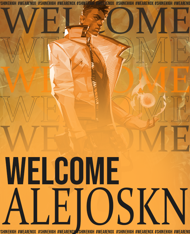 NoxGamingEs's tweet photo. #VALORANT | WELCOME

Venimos a presentar a una persona que ya conocéis, por que ha estado con nosotros durante este split como suplente y que al final ha decidido quedarse como jugador de Nox Gaming!

Bienvenido a la familia @AlejoSkn 🦊✨ https://t.co/pamNROg3xA