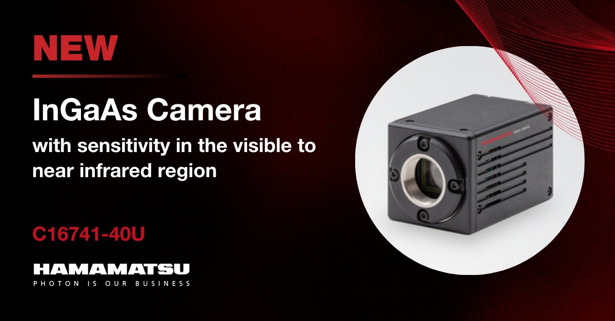 Our new C16741-40U camera is here! 📷 It offers high NIR sensitivity and high resolution suitable for internal inspection of silicon wafers and devices, laser beam alignment, and evaluation of solar cells. ow.ly/LSij50R5NLy #ResearchInnovation #SemiconductorManufacturing