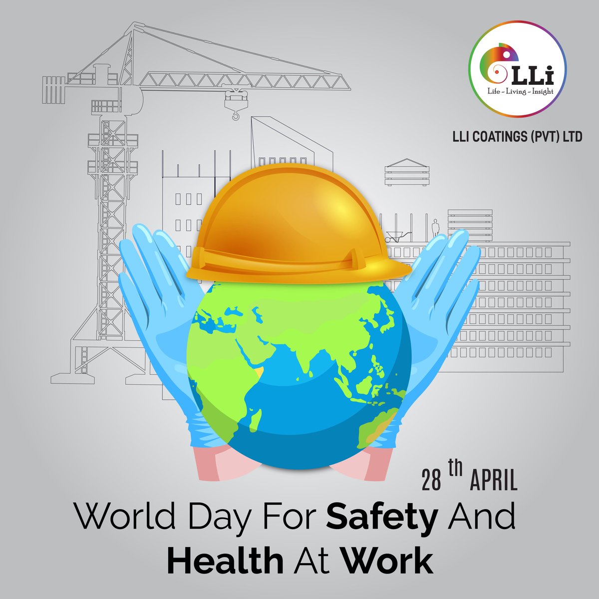 World Day for Safety and Health at Work....🦺💪
#safety #healthatwork #LLIcoatings #durablewallpaints #affordablepaint #emulsionpaint #HighQualityPaint #interiorpaints #waterbasedpaint #wallpaints #paintmanufacturer #housepaint #paintingtips #homepainting