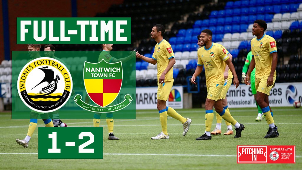 FULL TIME: Widnes 1-2 Nantwich. The Dabbers end the season with a win courtesy of goals from Harrison and Saunders, for a 10th place finish in the NPL West. Thanks for all your support and see you in August!

#UpTheDabbers💚
