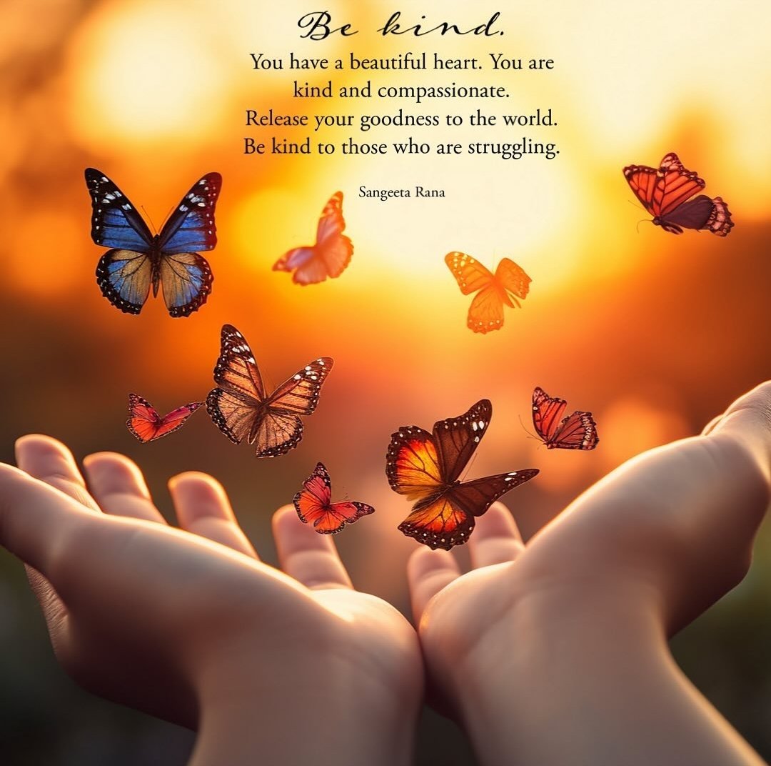 Be Kind....imagine the butterfly effect that would create! 
#butterflyeffect #BeKind #PositiveEnergy