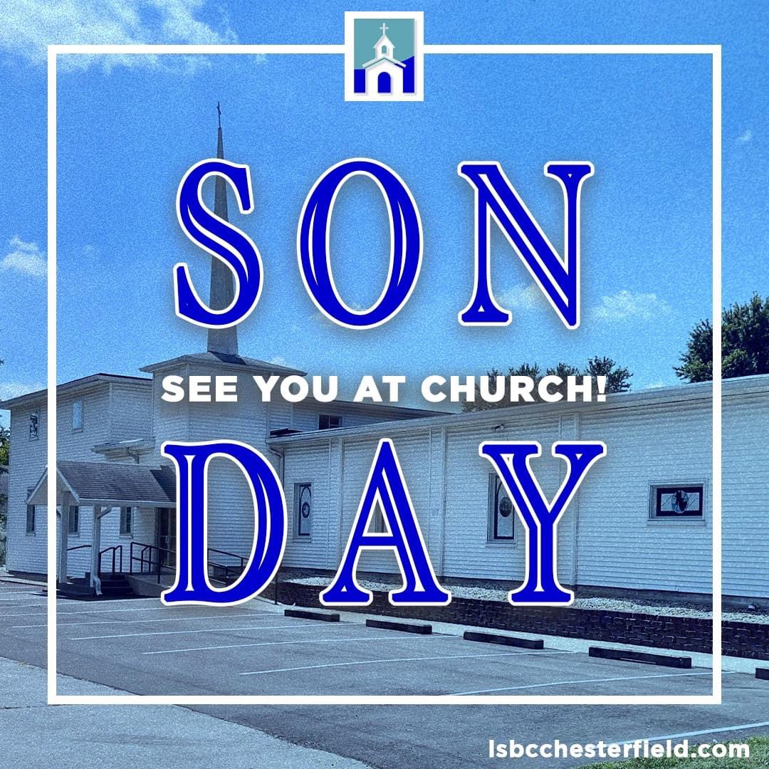 LSBChesterfield's tweet image. Join us for church tomorrow! We're looking forward to seeing you there as we worship our great God through singing, fellowship, giving, and Bible preaching. 

⏰: 10am and 4pm
🏠: 23 Lake Street, Chesterfield, IN 46017

#FollowingChrist #LovingOthers #ServingBoth