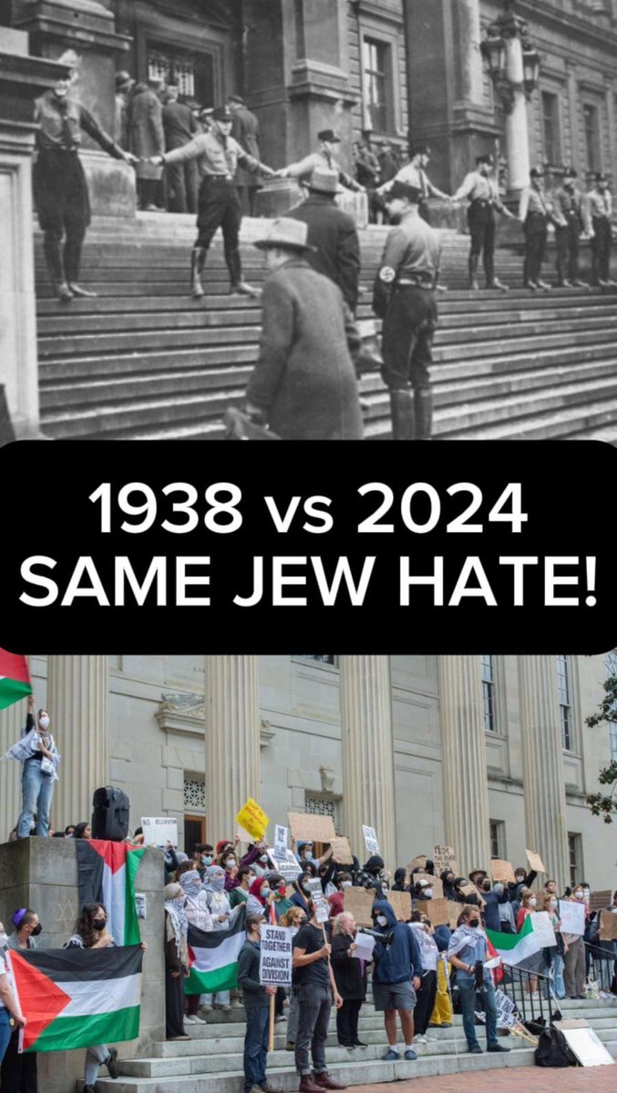 It was all about Jew hate then and it’s all about Jew hate now.