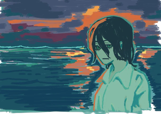 Reze painting practice from August of last year (repost)
