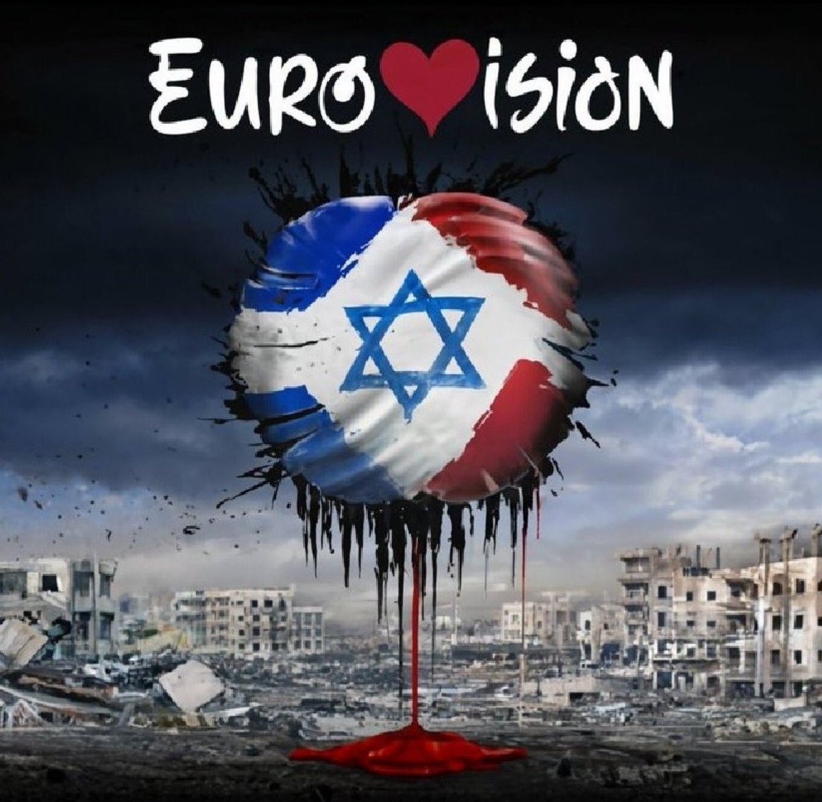 Cette année, on boycotte l'Eurovision après son refus d'exclure Israël ! 1️⃣Bloquez l'@Eurovision sur tous les réseaux (Tiktok, Insta, X, Fb...). 2️⃣Ne regardez pas une seule minute de l'émission (ni en direct ni en replay) 3️⃣Ne votez pas. 4️⃣Twittez #BoycottEurovision