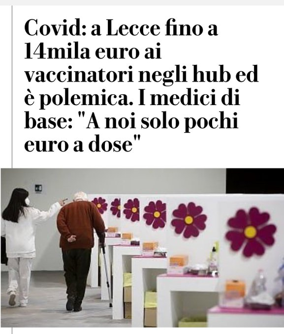 Quindi non era una corsa per 'salvare vite' ma era la corsa a chi se n'tascava più soldi?! Davvero molto nobili i medici moderni!!!