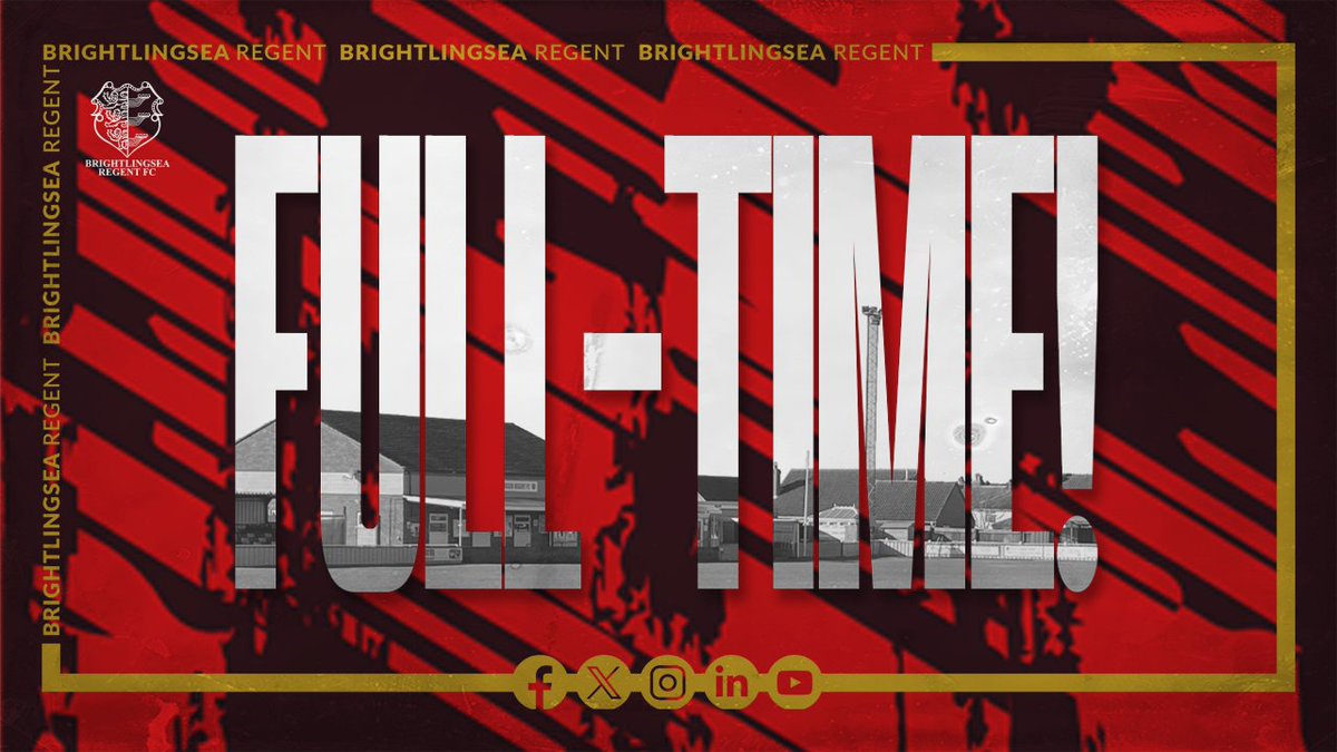 FULL-TIME: Brightlingsea Regent 0-1 Gorleston #IsthmianLeague