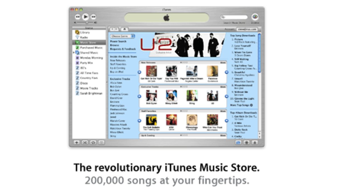 On this day in 2003, Apple launched the iTunes Music Store.