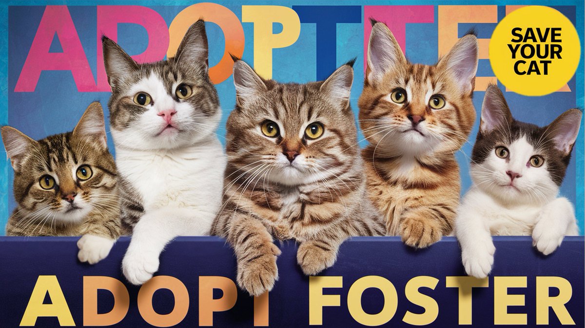 saveyourcat_'s tweet photo. Want to ADOPT or FOSTER a cat? 

Visit us and meet our adorable feline friends! 🐱❤️
▶️https://t.co/z5sycZDFz7 https://t.co/RShVFjNm74