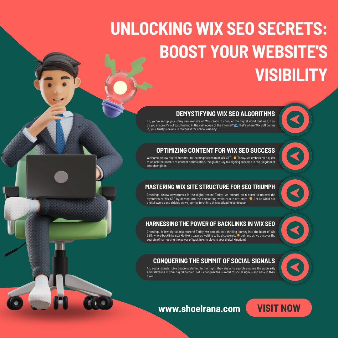 Unlocking Wix SEO Secrets: Boost Your Website's Visibilit
linkedin.com/posts/sohelran…

#shopify #wix #squarespace #ecommercestore #seoservices #seoexpert #wixwebsite