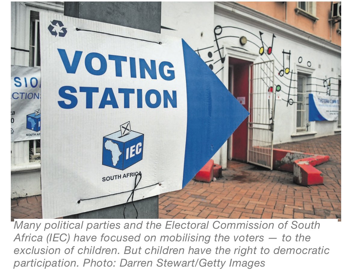 What is freedom day for children when they are excluded from democratic participation? [Here’s my take] #FreedomDay @mailandguardian mg.co.za/thought-leader…