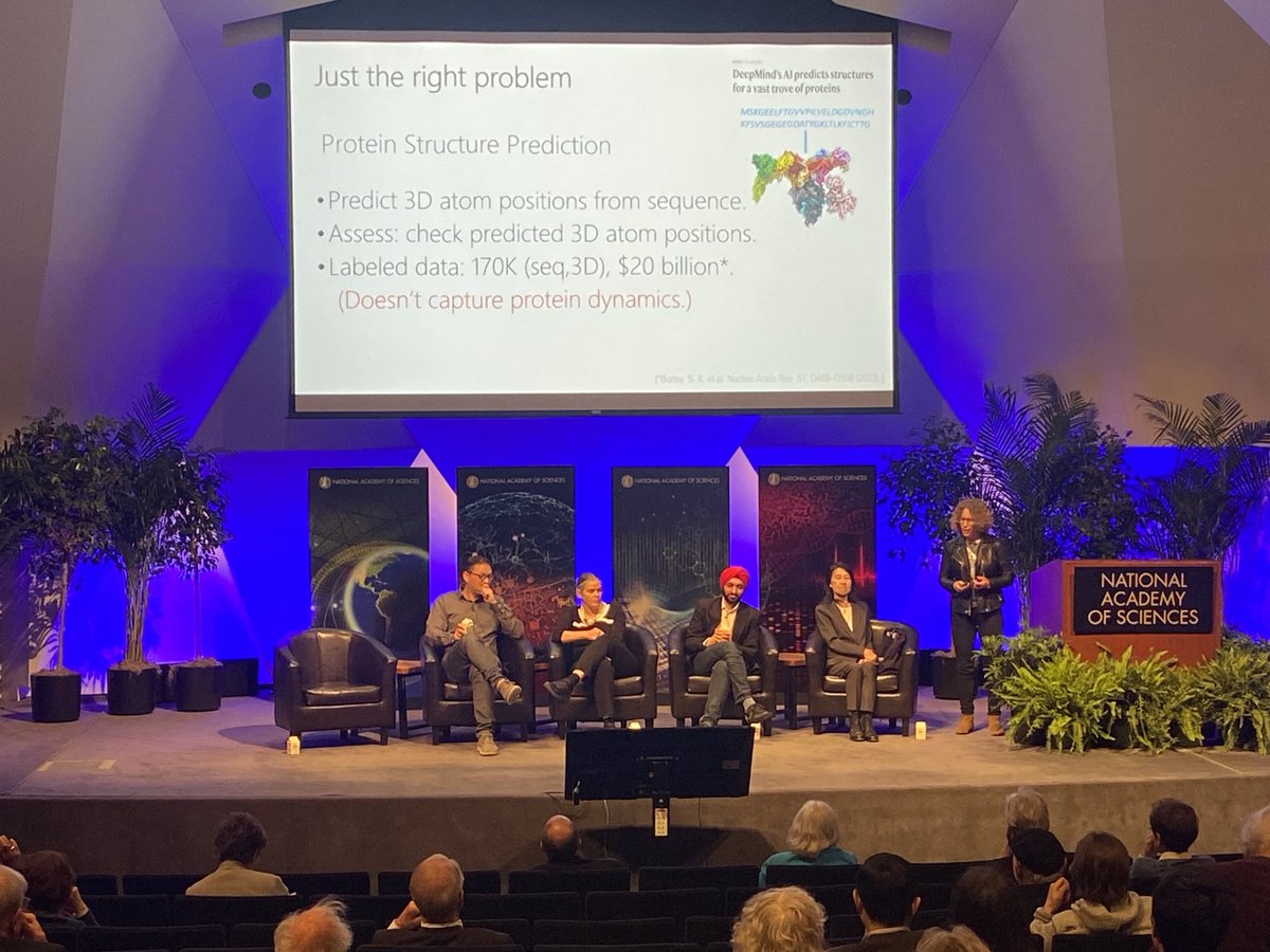 Jennifer Listgarten is discussing the kind of problems that can most effectively be tackled with AI: lots of data with clear ML models. #NAS161.