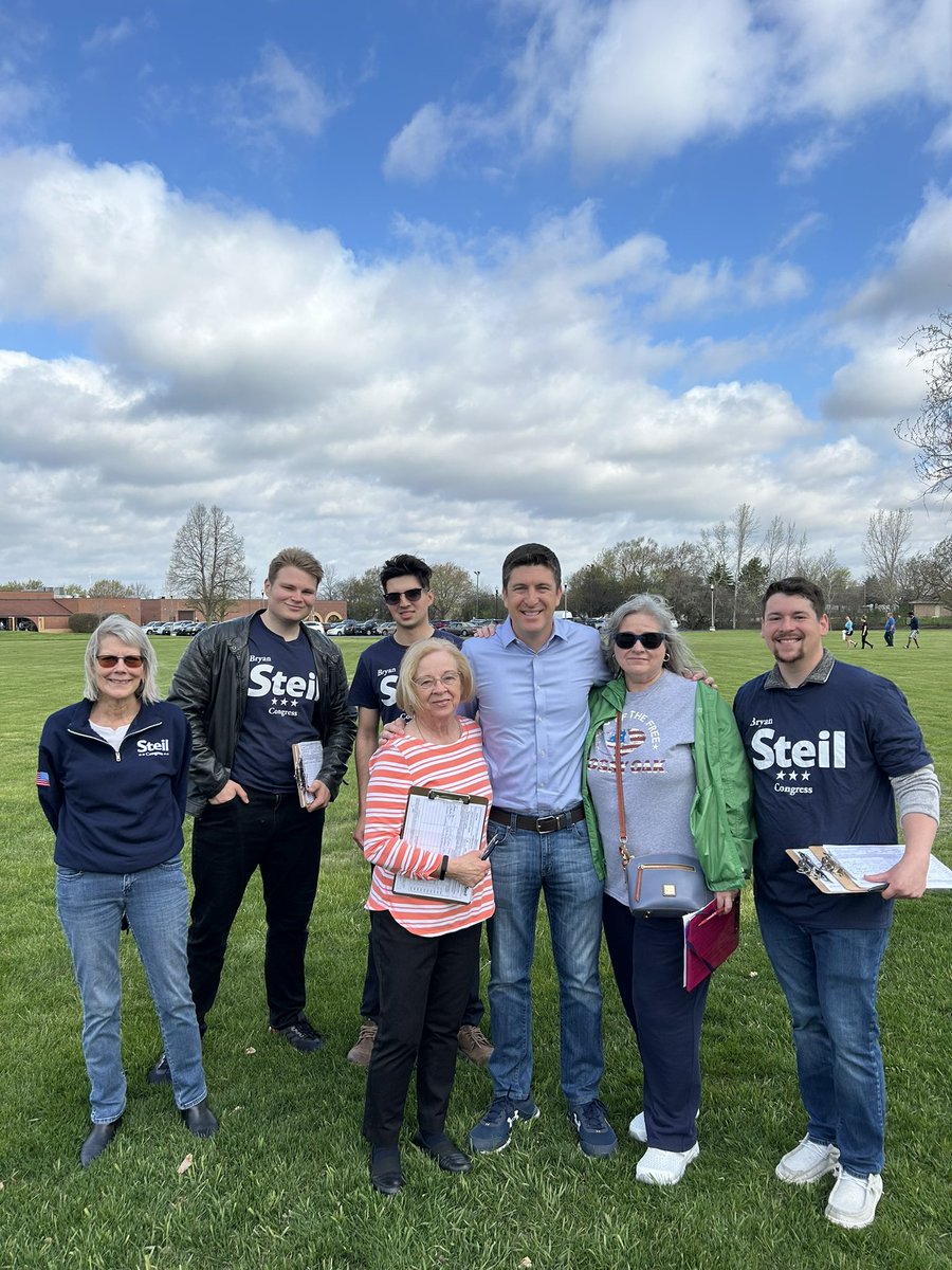 RyanVaz32's tweet photo. A beautiful morning to be out collecting nomination signatures for the Congressman at the Pancake Day Breakfast in Racine!
@WisGOP @RepBryanSteil
#BeatBiden #BeatBarca https://t.co/dXPi4IQkJ7