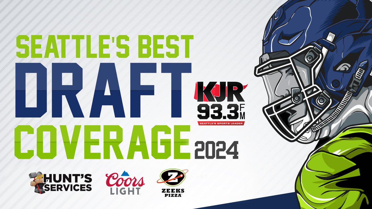 Seattle's BEST #NFLDraft coverage continues NOW with @IanKJRFOX & @RobRang LIVE from #Seahawks HQ. 

Listen live here: 933kjr.iheart.com