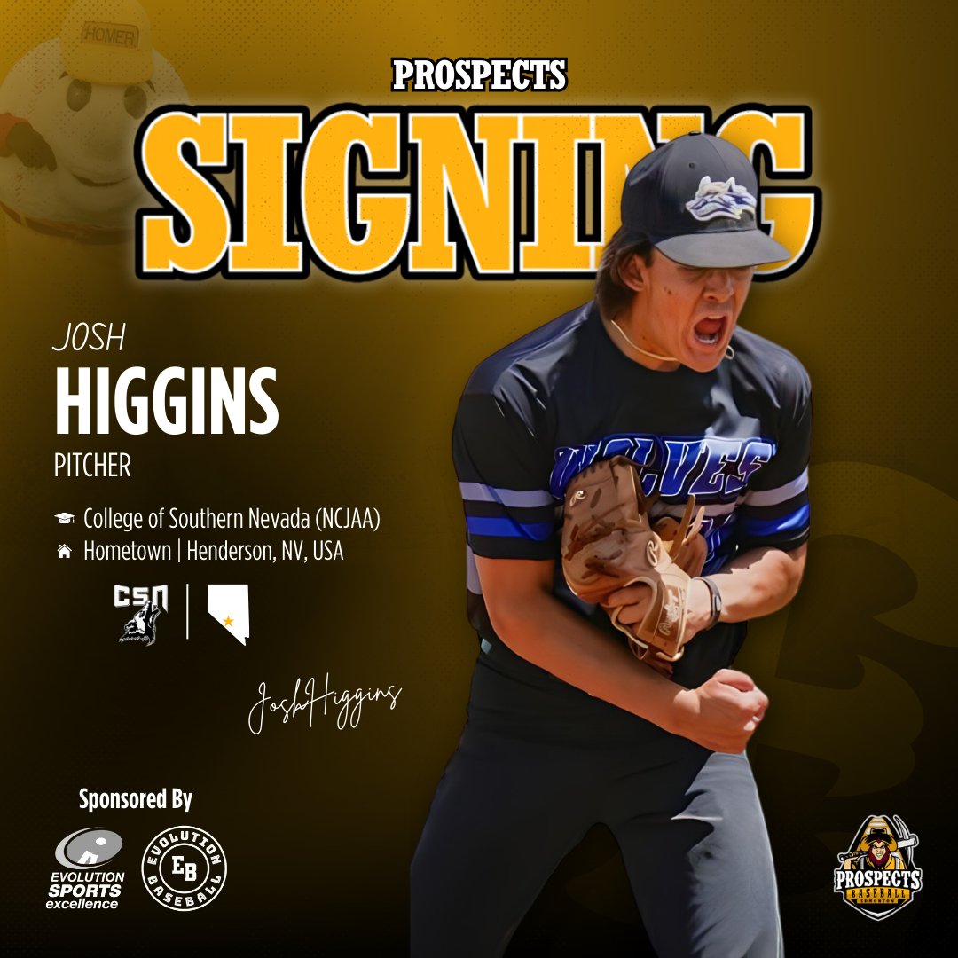 🚨 Player Announcement  🚨
Signed for the 2024 WCBL season
RHP-Josh Higgins
Henderson, NV
College of Southern Nevada
Josh is currently in his Freshman season for the College of Southern Nevada Coyotes in the Scenic West Athletic Conference.
Welcome to the Spects Josh!!  #wcbl