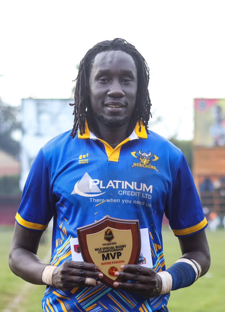 Second MVP accolade bagged. 👏🏿

🎖️𝑺𝑰𝑴𝑶𝑵 𝑶𝑳𝑬𝑻 𝑫𝑰𝑬𝑮𝑶 🎖️

Congratulations mate. 💛

#HeathensTuko || #MunguNiWetu || #NileSpecialRugby || #KyadondoIsHome