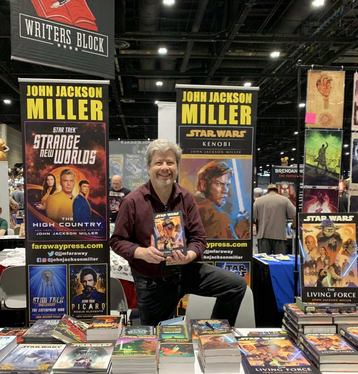 I’m Rikering across this chair to declare @C2E2 open for Saturday! I’m at Table 2 at the Writers Block — and will be talking the Science of Science Fiction with @DrDonLincoln in room 402 at 12:15, signing to follow at the Anderson Books booth.