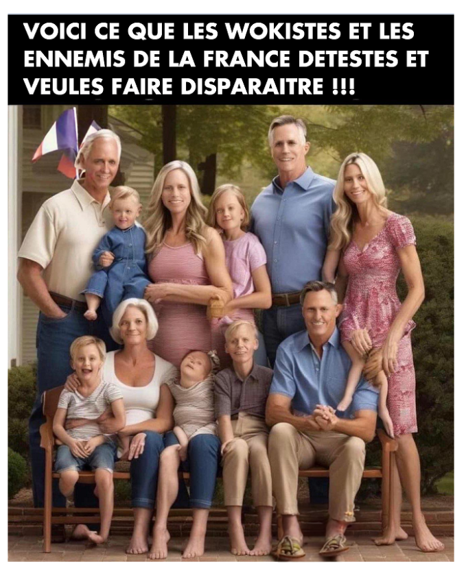 vinceflibustier's tweet photo. Les Wokistes sont contre... Les familles consanguines générées par IA ?

(Plus tu regardes, plus c'est affreux 😅) https://t.co/RZ6IzUvt91