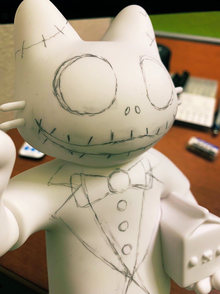 cheetosologist's tweet photo. Happy Caturday 🔥🎉 

Since the #colormecool submission date was extended, I’m going to attempt my second WIP @coolcats x @macys figurine! 🩵 stay tuned 🙏🙌

#nft #web3 @coolcatsconnect #crypto https://t.co/aWumaQJ5NE