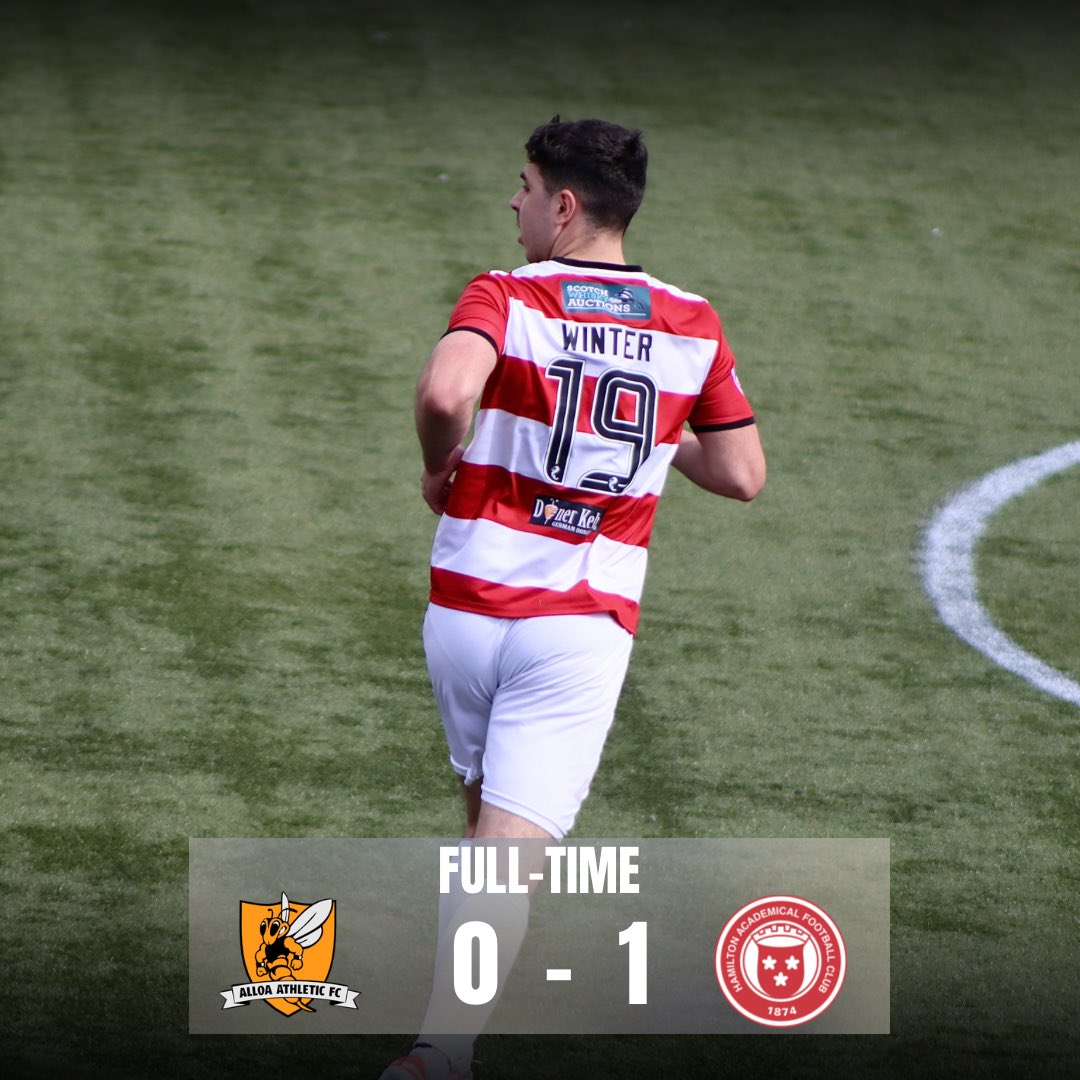 Victory for Accies at Indodrill Stadium. 🔴⚪️