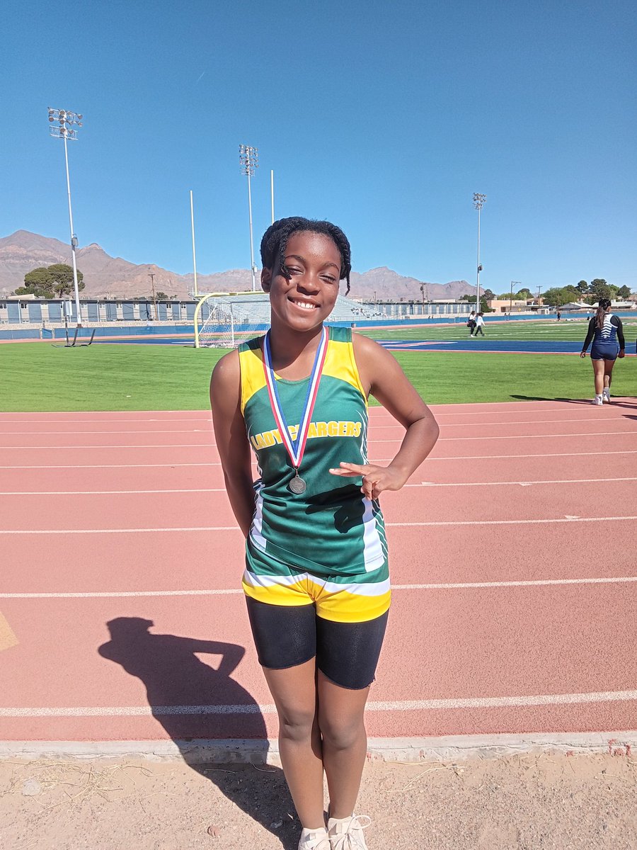 Coach_Hasseine's tweet photo. Darion, silver medal ๐ฅin shot put qualified for district!!!
#futureagles
@DottyCaldwell10 @CharlesChargers @AndressHS_Track https://t.co/JmejLvgt6i